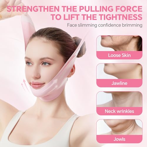 V-Lift Pro Face Lifting Mask - Jawline Contouring Band