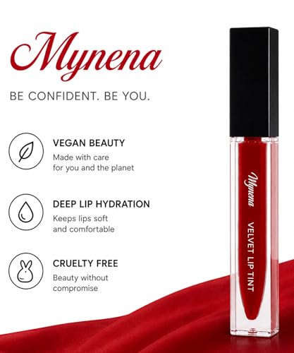 Mynena 2-in-1 Velvet Matte Liquid Lipstick & Cheek Tint