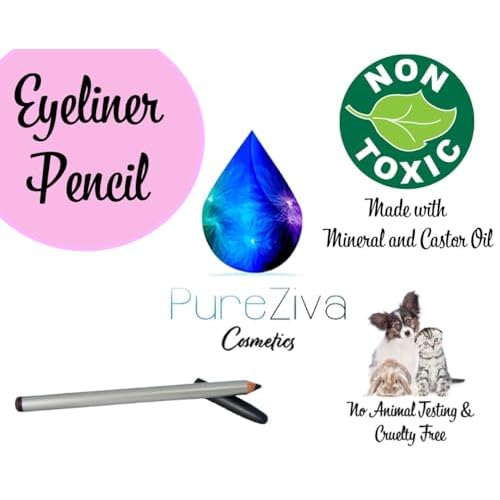 Charcoal Dark Matte Grey Gray Sexy Smoke Wooden Eyeliner Pencil, HD Professional Eye Liner Smudge Proof Highly Pigmented No Animal Testing & Cruelty Free