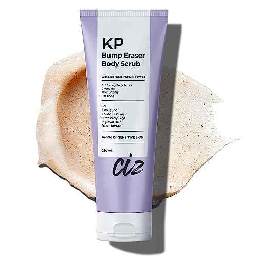 KP Bump Eraser Body Scrub: Exfoliating Keratosis Pilaris, Strawberry Skin Treatment - Smooths Rough, Bumpy, Dry Skin on Arms, Legs, Buttocks - KP Scrub Wash Helps Reduce Ingrown Hair Bumps