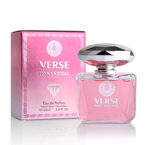 Verse Pink Crystal Eau De Parfum for Women 100ml - Floral Fruity Fragrance
