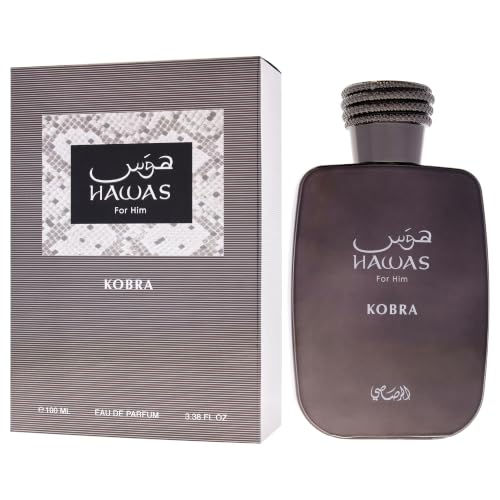 RASASI Hawas Kobra Eau de Parfum for Men, 3.38 oz