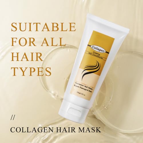 Collagen Hair Mask with Argan Oil - 3.5oz Intensive Treatment