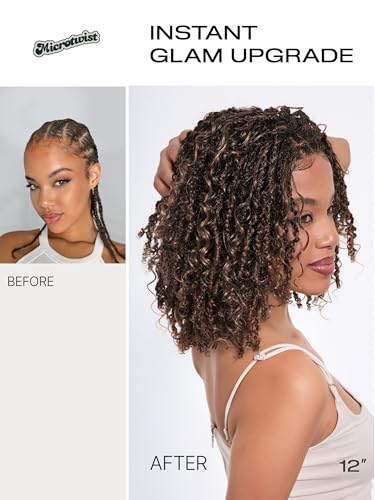 Frodio 12" Micro Twist Curly Lace Frontal Wig - Pre-Styled