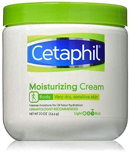 Cetaphil Moisturizing Cream, 16oz (Pack of 2), Hydrating Moisturizer For Dry To Very Dry, Sensitive Skin, Body Cream Completely Restores Skin Barrier In 1 Week, Fragrance Free, Non-Greasy