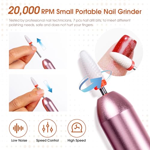 ROSALIND Poly Nail Gel Kit with Drill -14 Colors + 75 Nail Art Accessories Kit Nude Pink Series Poly Gel with Big Uv Light 48W and Electric Nail Drill Poly Nail Gel Starter Kit with Everything Gift