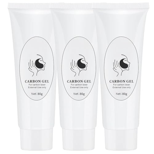 ABBASI & CO 3X Carbon Peel Gel 80ml - Deep Cleansing Facial Mask for Blackhead Removal & Skin Rejuvenation, for All Skin Types, Infused with Marine Minerals & Vitamins - Pack of 3