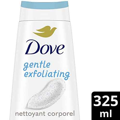 Dove Gentle Exfoliating Body Wash for renewed, Healthy-Looking Skin Sea Minerals Gentle Body exfoliator nourishes and revives Skin 325 ml