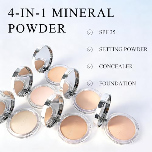 Mineral Powder SPF 35 Pressed Foundation 4-in-1 with Concealer