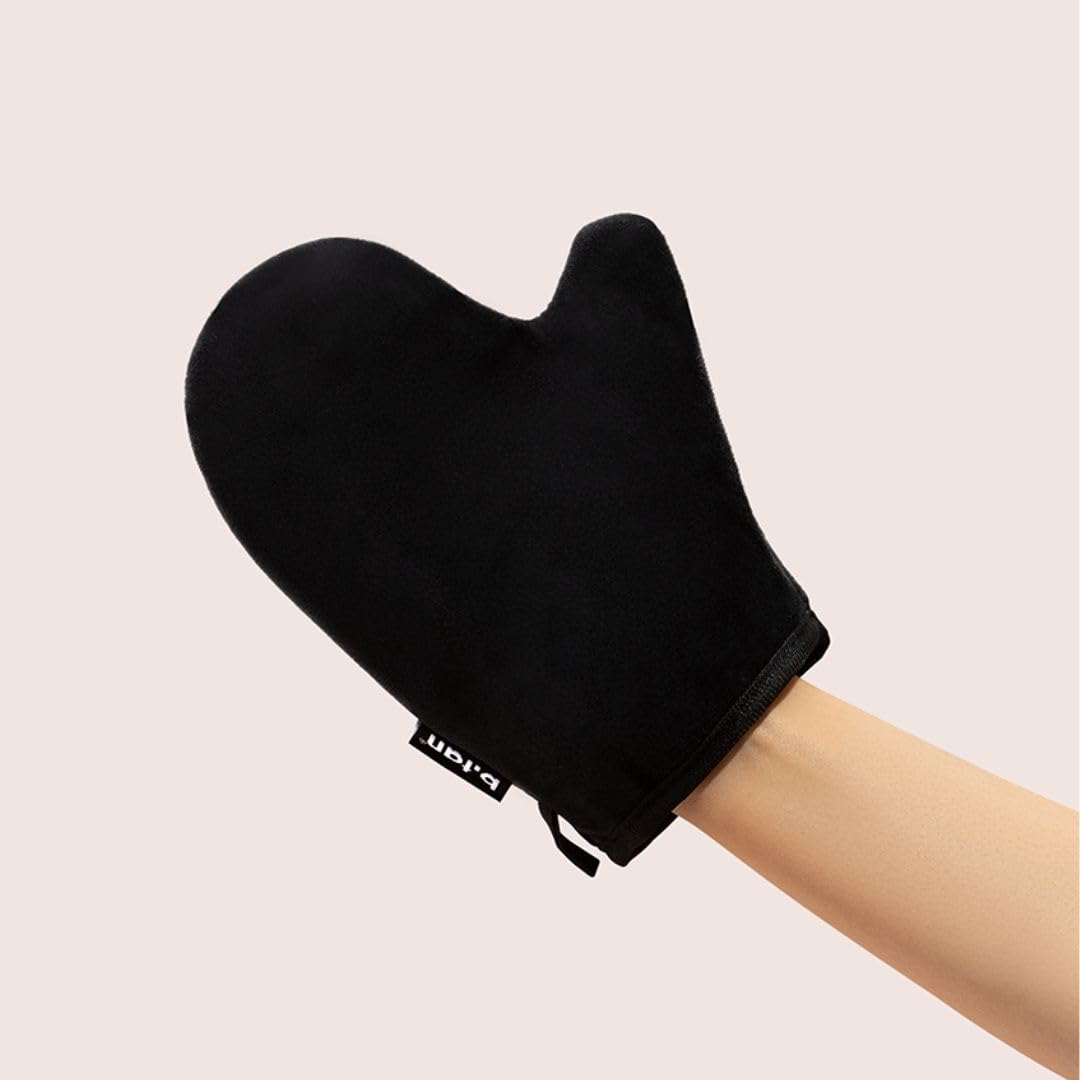 b.tan Body Self Tanning Mitt | I Don't Want Tan On My Hands - Self Tanning Applicator Glove with Thumb, Streak-Free, Even Application, Velvety Soft, Reusable, Sunless Tan, Body Lotion, Tanning Lotion