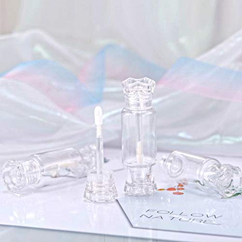 24Pcs 8ml Portable Lip Gloss Tubes, Empty Refillable Lip Balm Containers