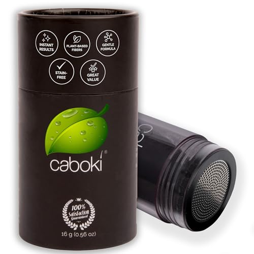 Caboki Hair Fibers Light Brown - Thinning Hair & Bald Spot Cover 16g