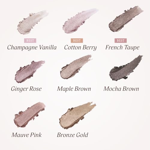 DEARDAHLIA Perfect Designing Shadow Stick (Bronze Gold) - Weightless Eyeshadow Stick with Smooth & Blendable Texture, High Pigment, Long-Lasting. Vegan Korean Eye Makeup
