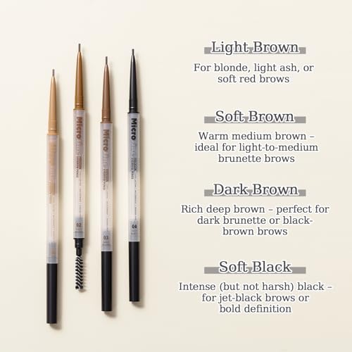 OZ LAB Ultra-Fine Brow Pencil 1.2mm Tip | Long-Wear