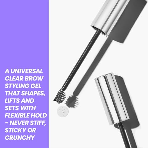 Wonderskin Clear Brow Gel - Long Lasting Volumizing Eyebrow Styling Product