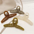 Big Jelly Claw Clips for Thick Hair - 5.1" Butterfly Clips