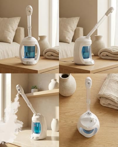 Nano Ionic Facial Steamer with Ozone for Home Spa
