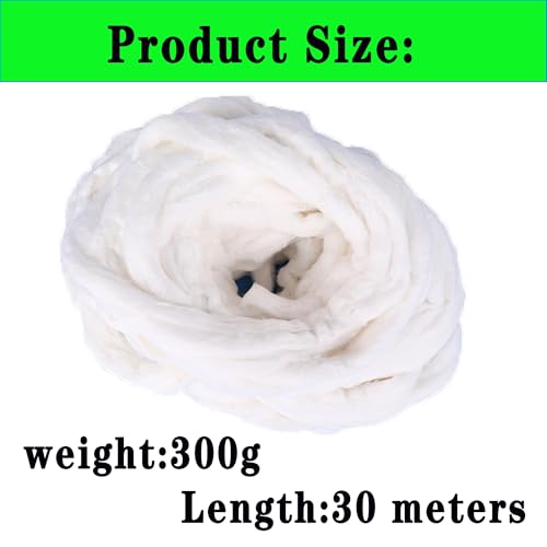 Pure Cotton Beauty Coil Roll for Salon & Skincare - 65 Feet / 300g