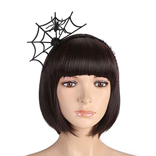 LERTREE 3PCS Halloween Spider Web Headbands Cosplay Party Hairband Dress Up Hair Accessories (3PCS Spider Web Headband)