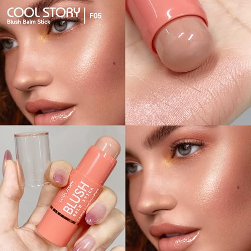 Blush Balm Stick - Sunset Coral Long-Wear Cheek Color