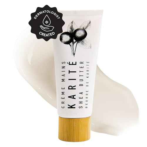 Karit? Cr?me Mains Nourishing Hand Cream for Dry Hands | Shea Butter, Organic Jojoba & Rosehip Oil Blend | Dermatologist-Formulated and Approved | Cruelty-Free, Hypoallergenic Vegan Hand Cream
