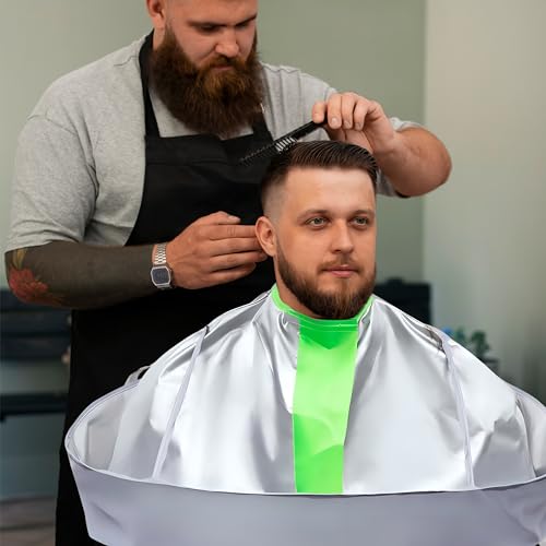 Professional Hair Cutting Cape with Comb - Waterproof Salon Barber Apron