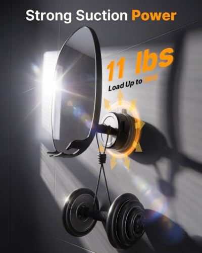Fogless Shower Mirror with Suction & Razor Holders
