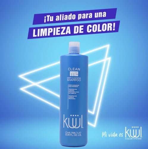 Kuul Deep Cleansing Shampoo 33.8 oz - Removes Oil & Residues