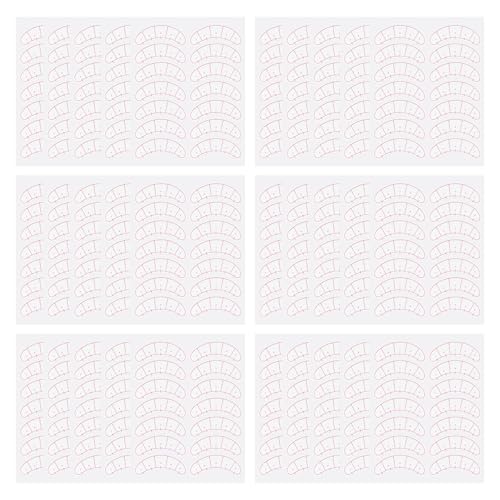 420 Pieces Lash Mapping Stickers, Lash Extensions Five-Point Positioning Stickers, Lash Extension Supplies, Eye Patch/Pads Lash Mapping Practice for Beginner/Tech Lash Artists (Simple Packaging)