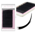 Matte Mink Flat Eyelash Extension 0.25 Ellipse Eyelashes False Mink Individual Eyelash Extension Professional Salon Used by Qeelasee (8-15mm, DD)