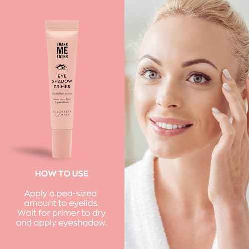 Elizabeth Mott Thank Me Later Eye Primer - Long-Lasting, Eyeshadow Primer Base for Oily Lids & Crease-Free Wear - Smudge-Proof, Lightweight, Cruelty-Free - 10g