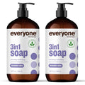 Everyone 3-in-1 Soap, Body Wash & Shampoo - Lavender Aloe, 32 oz (2-Pack)