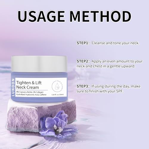 BEETUY Tighten and Lift Neck Cream, Hydrating Anti Wrinkles Tightening Sagging Skin Neck Tightening Cream. 50g (1 Pcs)