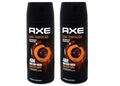 AXE Dark Temptation Body Spray for Men, 48H Odour Protection (4 oz, 2 Pack)