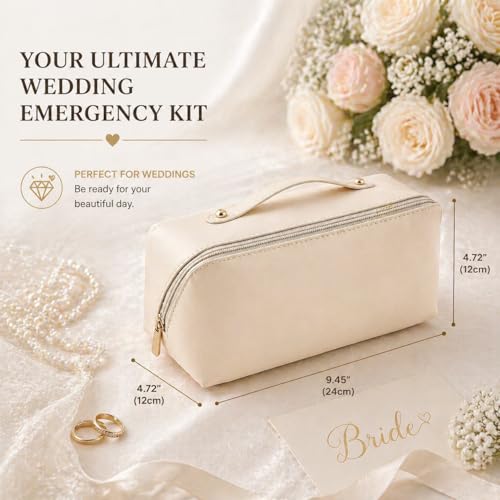 Wedding Emergency Kit - 80+ Pieces for Brides, Bridal Shower Gift, Wedding Day Essentials