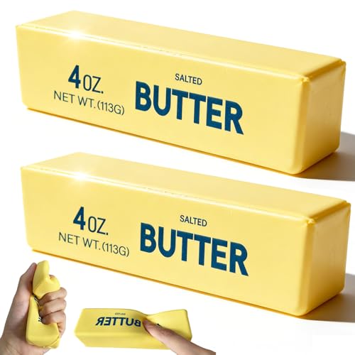 Slow Rising Butter Stick Squishy Toy - Stress Relief (2pcs)