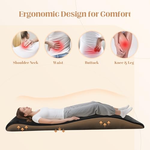 FAHKNS Ergonomic Lash Bed Topper - High Density Foam, 70.8in