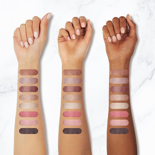 Color Nymph Naked Eyeshadow & Blush Palette Set?Highly Pigmented Blush Highlighter Bronzer Makeup Palettes?Travel Friendly Shimmer Powder Face Pallet
