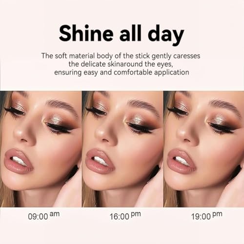 nude Shadow stick Liner Pencil, Long Lasting Waterproof Eyeliner Pencil, Smudge Proof, Matte Finish and shimmering (# 02)