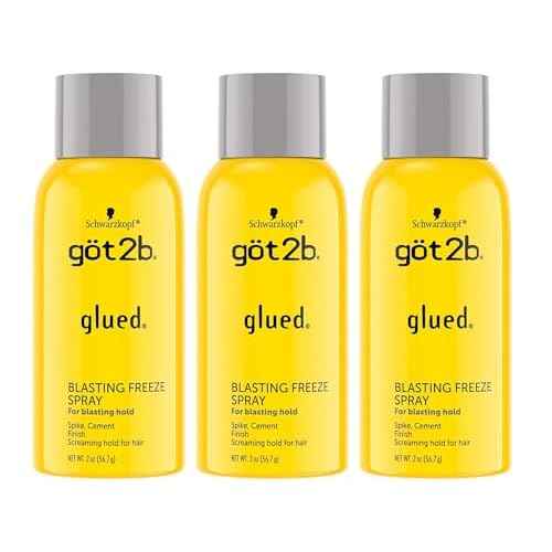 Got2B Glued Blasting Freeze Spray Travel Size 2 oz (Pack of 3)