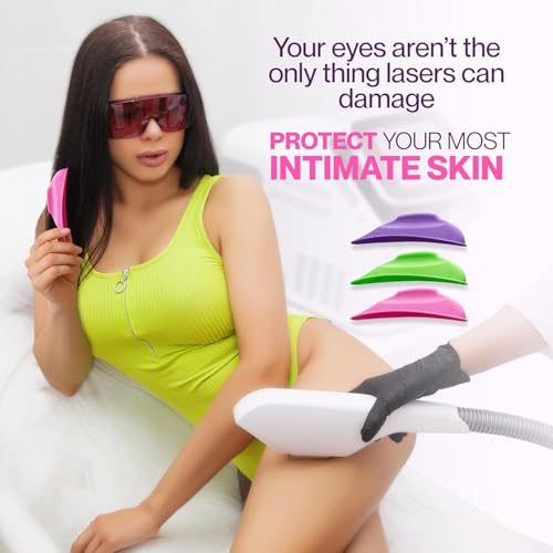 Purple VA J-J Visor Intimate Area Protection Shield for Bikini Brazilian Waxing & Laser Hair Removal