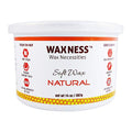 Waxness Natural Soft Wax Tin Amber Formula 14 oz (400 g) ? Professional Strip Wax for Face & Body, Smooth Application ? Made in Italy