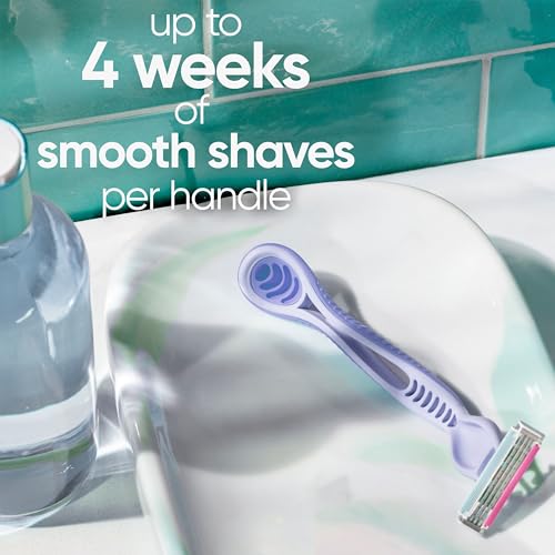 Venus Simply 3 Reveal Disposable Razors, 4 Count