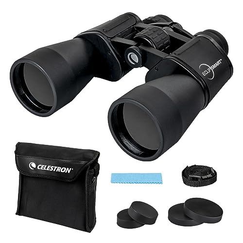 Celestron – EclipSmart Safe Solar Eclipse Binoculars – Large & Powerful 20x50MM Solar Binoculars – Exclusive Solar Binocular – Crystal Clear Views of The Sun, Solar Eclipses, Transits & Sunspots