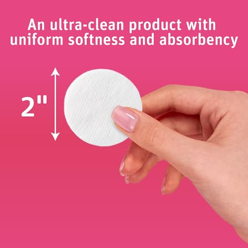 Medline Simply Soft Cotton Rounds 300 Count - Lint-Free