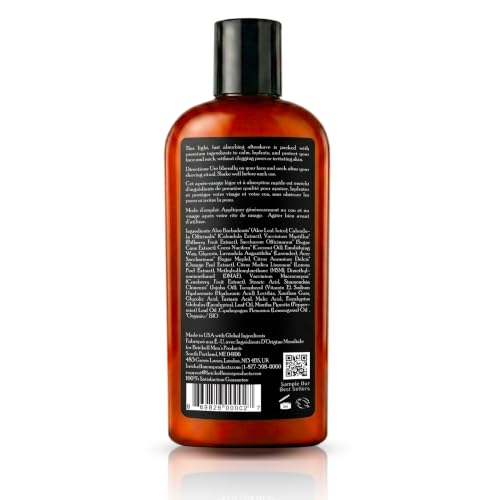 Brickell Men's Scented Aftershave Balm 4oz — Soothing, Hydrating Razor Burn Relief