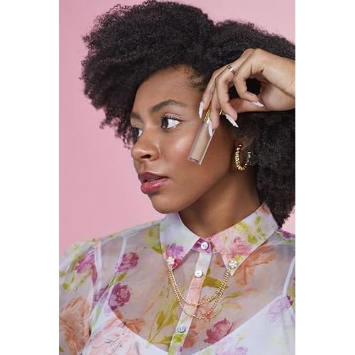 Winky Lux Rose Petal Liquid Eyeshadow, Longwear, Buildable, High-Pigment, Blendable, Crease-Proof, with Hydrating Vitamin E & Mango Seed Butter, Clean Beauty, Cruelty-Free, Vegan, Chamomile Matte