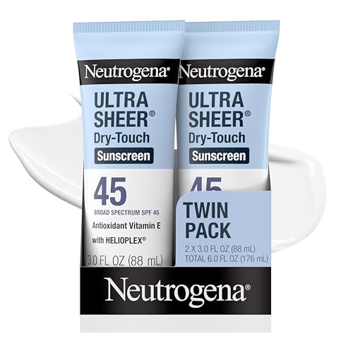 Neutrogena Ultra Sheer Dry Touch Sunscreen Lotion SPF 45 | 2-Pack