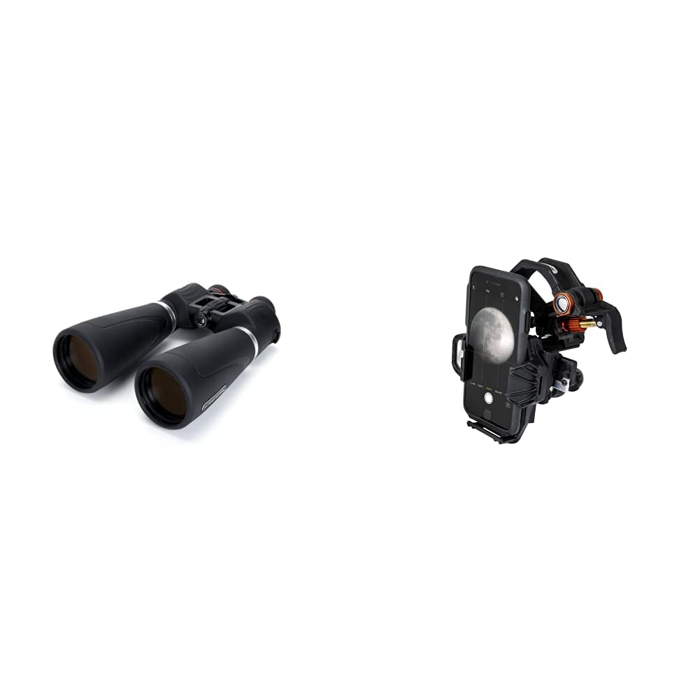 Celestron 15x70 SkyMaster Pro Binoculars for Astronomy with Universal Smartphone Adapter