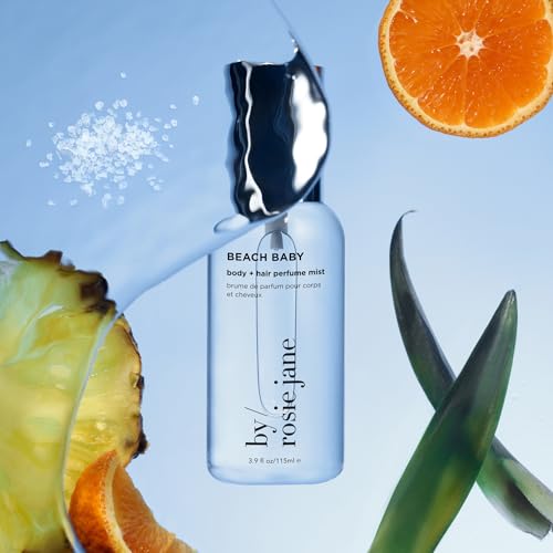 By Rosie Jane Beach Baby Body & Hair Perfume Mist - Salty Ocean Notes, 115ml